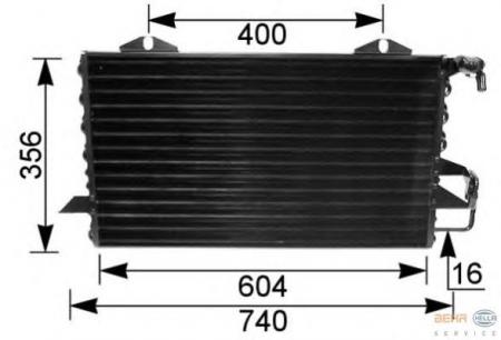   (605X350)  AUDI 80 1.6-2.8/TDI 09/91-01/96, A6 1.9TDI 06/94-12/97, CABRIOLET 2.0-2.8/TDI 01/93-08/00 8FC351-035-541