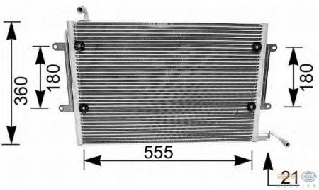   (550x368)  VW Golf III 1.4-2.9/TDI 10/91-04/99, Golf IV 1.6-2.0/TDI 06.98->, Vento 11/91-09/98 8FC351-036-081 BEHR