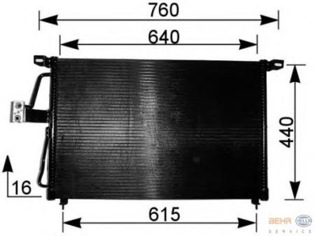 РАДИАТОР КОНДИЦИОНЕРА 8FC351037-611