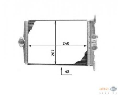   MERCEDES W140 3.0/4.0/5.0/6.0 02/91-10/98 8FH351311-641 BEHR