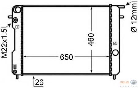 РАДИАТОР 8MK376704-751