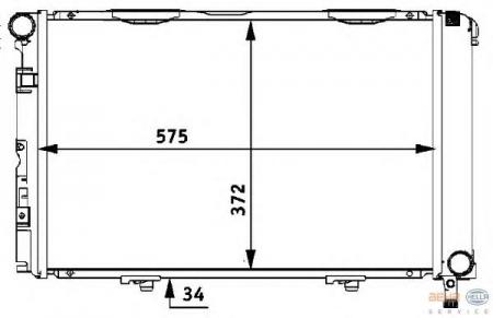  [575373]  MERCEDES 190 W201 2.0D 08/83-08/93 8MK376710-591