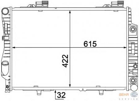     MERCEDES W202 2.8 05/93-05/00/ 3.6AMG 05/94-05/00 8MK376711-231