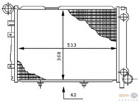  [533368]  MERCEDES W124 E 2.0D 06/93-06/95/W124 2.0/2.5/D 12/84-06/93 8MK376711-351
