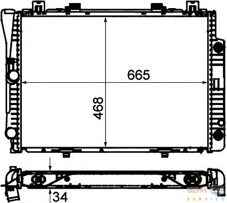   MERCEDES W140 300SE [-A / C] 3 / 91-10 / 98 8MK376712-201