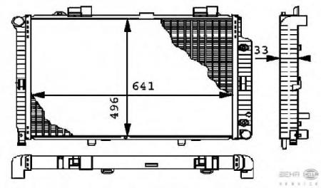  MB W210 4.3I 24V  97-02 8MK376712581