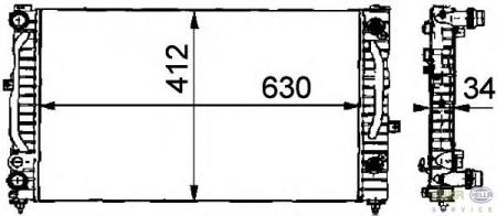   AUDI A4 1.6-1.9 / T / TDI 01 / 95-09 / 01 / A6 1.8T / 2.5TDI 01 / 97-01 / 05.VW PASSAT 1.6 / 1.8 / 1.9 / 2.3 / TDI / VR5 06 / 97-11 / 00 8MK376716-621