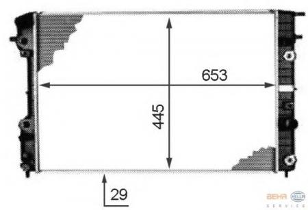  [654X459]  OPEL OMEGA B 2.5 / 2.6 / 3.0 / 3.2 / V6 03 / 94-07 / 03 8MK376718-671