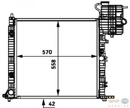  MB VITO 2.0I 8V/2.3I 16V  99-03 8MK376722041