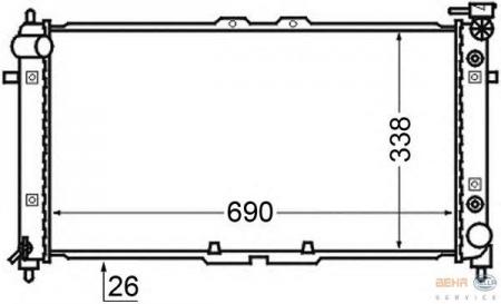  [690X338]  MAZDA 626 IV 1.8 / 2.0 08 / 91-04 / 97 / MX-6 2.0 02 / 92-> 8MK376727-691