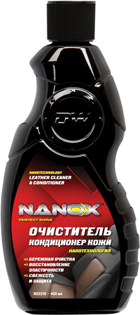 ОЧИСТИТЕЛЬ КОЖИ, КОНДИЦИОНЕР NANOX 5216 450МЛ НАНОТЕХНОЛОГИЯ NX5216