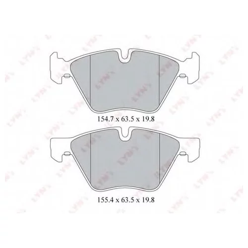 КОМПЛЕКТ КОЛОДОК ДЛЯ ДИСКОВЫХ ТОРМОЗОВ BD1414