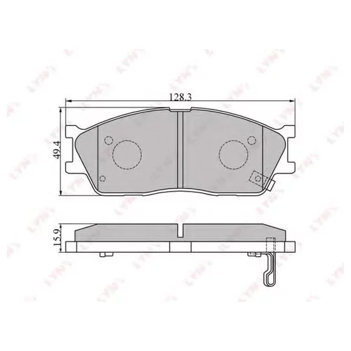    KIA CLARUS/RIO/SHUMA/SP BD-4403