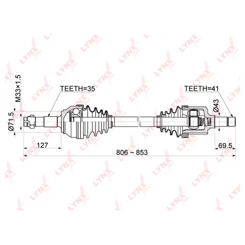 ПРИВОД В СБОРЕ L CD-1045
