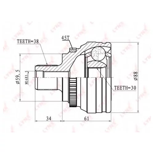     ABS AUDI A6 2.0-2.6 94-97 / CO-1219A