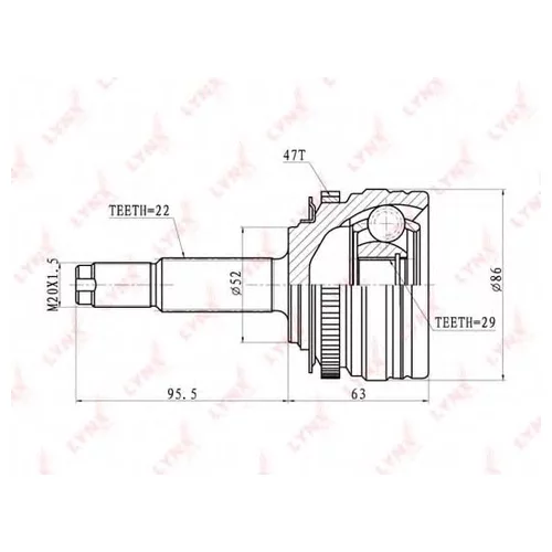   DAEWOO LANOS 97- 1,4, 1,5(SCHEVI) CO-1815A