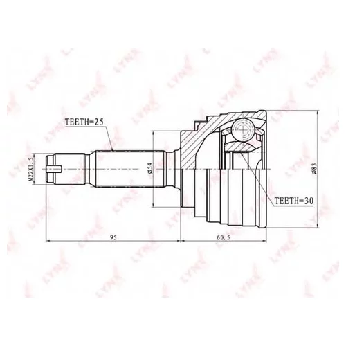   MITSUBISHI CHARIOT 2.0 91-96/ECLIPSE CO-5501
