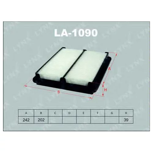 ФИЛЬТР ВОЗДУШНЫЙ DAEWOO NUBIRA (KLAJ) | NUBIRA WAG LA-1090