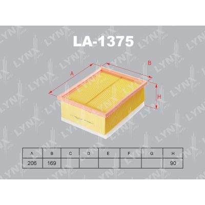 LA-1375   PEUGEOT 206 1.4-2.0D 98], CITROEN XSARA 2.0D 99-05 LA1375