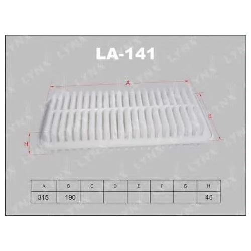 ФИЛЬТР ВОЗДУШНЫЙ TOYOTA: CAMRY V30 (01-06) LA-141
