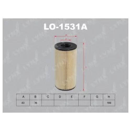 ФИЛЬТР МАСЛЯНЫЙ MERCEDES BENZ C200D-250D(W202) 93- LO-1531A