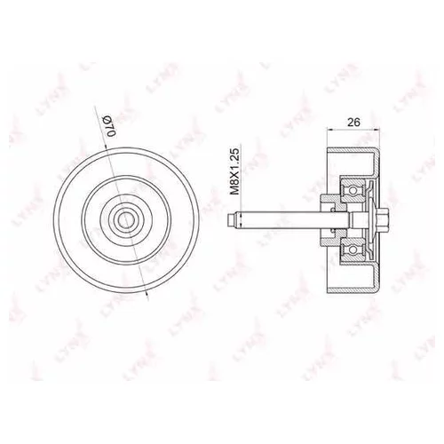 РОЛИК ОБВОДНОЙ PB7023