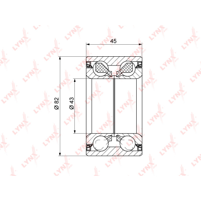    (45X43X82) TOYOTA CAMRY(V10 / 20) 2.2-3.0 91-01 / RAV 4 I 2.0 4WD 94-99 / WB1121