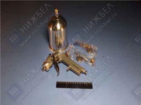 КРАСКОПУЛЬТ MATRIX ПНЕВМ С ВЕРХ БАЧКОМ V=1Л (СОПЛА D1,2;1,5 И 1,8ММ) 57315