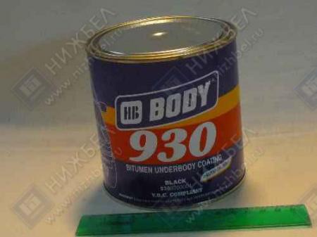 МАСТИКА БИТУМНАЯ BODY 930 (1КГ)