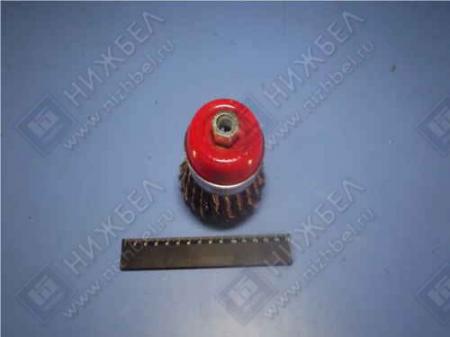 ЩЕТКА ДЛЯ УШМ 80 ММ М 14 ЧАШКА КРУЧЕНАЯ МЕТАЛЛИЧЕСКАЯ ПРОВОЛОКА MATRIX 74670