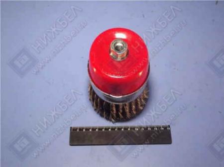 ЩЕТКА ДЛЯ УШМ 100 ММ М 14 ЧАШКА КРУЧЕНАЯ МЕТАЛЛИЧЕСКАЯ ПРОВОЛОКА MATRIX 74672
