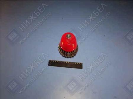 ЩЕТКА ДЛЯ УШМ 100 ММ М 14 ЧАШКА КРУЧЕНАЯ МЕТАЛЛИЧЕСКАЯ ПРОВОЛОКА MATRIX 74628