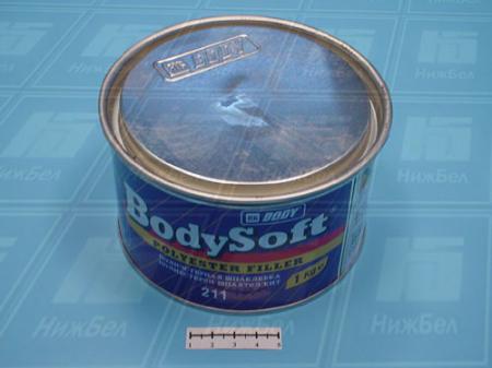 ШПАТЛЕВКА BODY SOFT П/Э (1КГ) СВЕТЛО-ЖЕЛТ+ОТВЕРДИТЕЛЬ