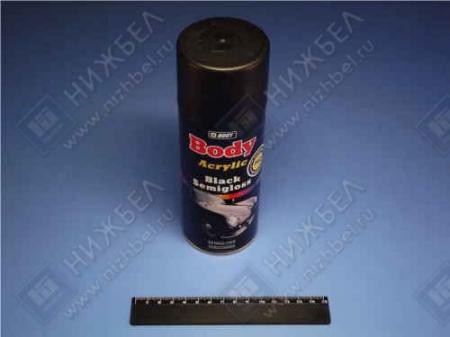 КРАСКА-СПРЕЙ BODY ЧЕРНАЯ МАТОВАЯ (400МЛ)