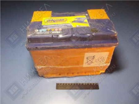 АКБ 6СТ- 75 АКОМ П.П.