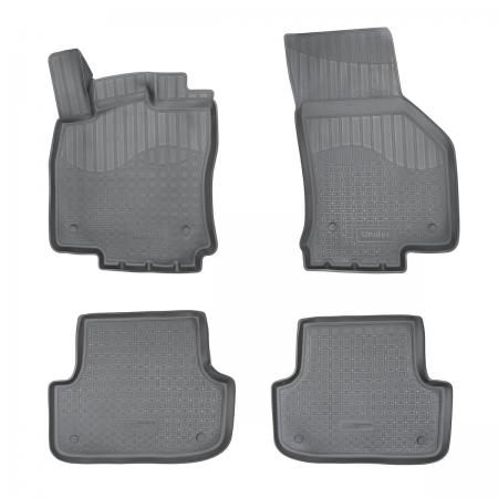 КОВРИКИ САЛОНА (ПОЛИУРЕТАН) AUDI A3 (8V8VA) 3D (2012-) {БЕЖЕВЫЙ} NPA10-C05-150Beige