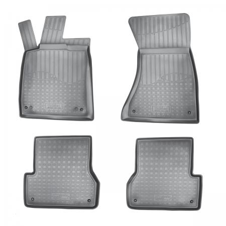 КОВРИКИ САЛОНА (ПОЛИУРЕТАН) AUDI A6 (4G:C7) (2011-) {СЕРЫЙ} NPA10-C05-400GREY
