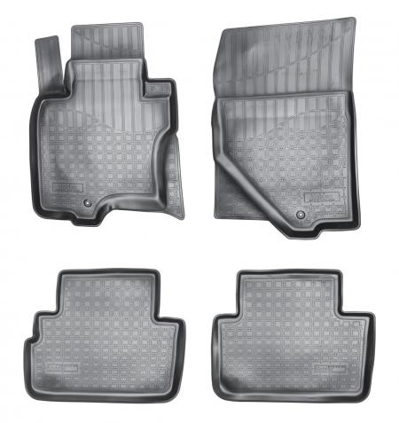 КОВРИКИ САЛОНА (ПОЛИУРЕТАН) INFINITI FX (S51) (2012-); INFINITI QX 70 (2013-) {СЕРЫЙ} NPA10-C33-530GREY