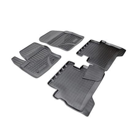 КОВРИКИ САЛОНА (ПОЛИУРЕТАН) FORD KUGA (2013-) {СЕРЫЙ} NPA11-C22-400GREY