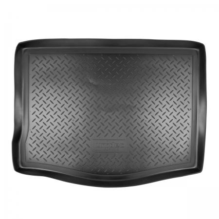 КОВРИК БАГАЖНИКА (ПОЛИУРЕТАН) FORD FOCUS II HB (2004-2011) {СЕРЫЙ} NPL-P-22-16GREY