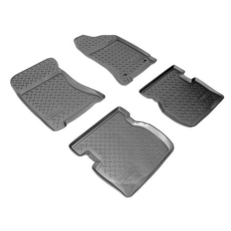 КОВРИКИ САЛОНА (ПОЛИУРЕТАН) SUBARU FORESTER (1997-2002) (ПР.РУЛЬ) {БЕЖЕВЫЙ} NPL-PO-84-05BEIGE