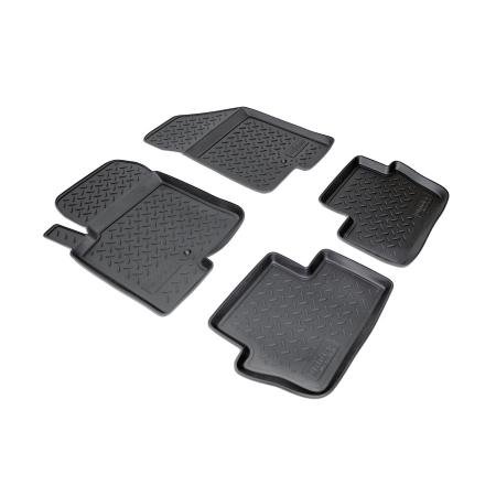 КОВРИКИ САЛОНА (ПОЛИУРЕТАН) DODGE CALIBER (2006-) {СЕРЫЙ} NPL-Po-20-30GREY