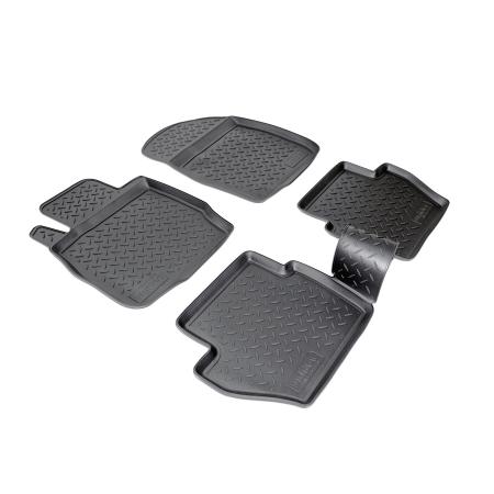 КОВРИКИ САЛОНА (ПОЛИУРЕТАН) FORD FIESTA (JA8) (2008-) {СЕРЫЙ} NPL-PO-22-61GREY