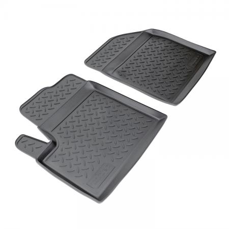 КОВРИКИ САЛОНА (ПОЛИУРЕТАН) FORD TOURNEO CONNECT (2006-) (ПЕР) {СЕРЫЙ} NPL-PO-22-70GREY