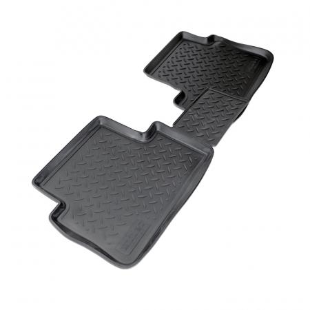 КОВРИКИ САЛОНА (ПОЛИУРЕТАН) FORD TOURNEO CONNECT (2006-) (ЗАД) {СЕРЫЙ} NPL-PO-22-71GREY