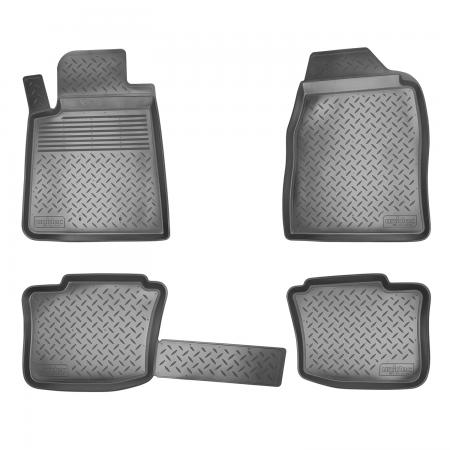 КОВРИКИ САЛОНА (ПОЛИУРЕТАН) Г- VOLGA SIBER (2008-); CHRYSLER SEBRING SEDAN (2000-2007) {СЕРЫЙ} NPL-PO-23-81GREY