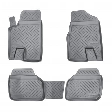 КОВРИКИ САЛОНА (ПОЛИУРЕТАН) IKCO SAMAND (2006-) {СЕРЫЙ} NPL-PO-32-31GREY