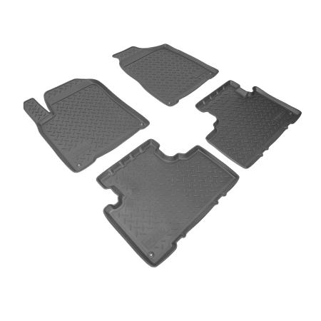 КОВРИКИ САЛОНА (ПОЛИУРЕТАН) SSANG YOUNG ACTYON (2011-) (БЕЖЕВЫЙ) (NOR) NPL-PO-83-05Beige