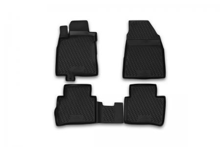 КОВРИКИ В САЛОН NISSAN TIIDA 2004-2015, 4 ШТ. (ПОЛИУРЕТАН) CARNIS00029