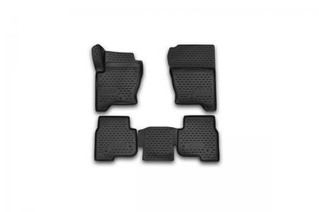 КОВРИКИ 3D В САЛОН LAND ROVER DISCOVERY 4, 2014->, 4 ШТ. (ПОЛИУРЕТАН) NLC.3D.28.09.210